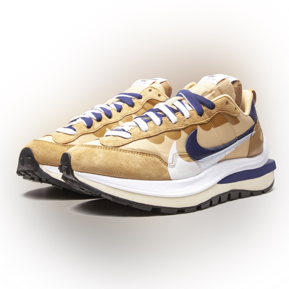 New in Box 2021 sacai x Nike VaporWaffle 'Sesame Blue Void'